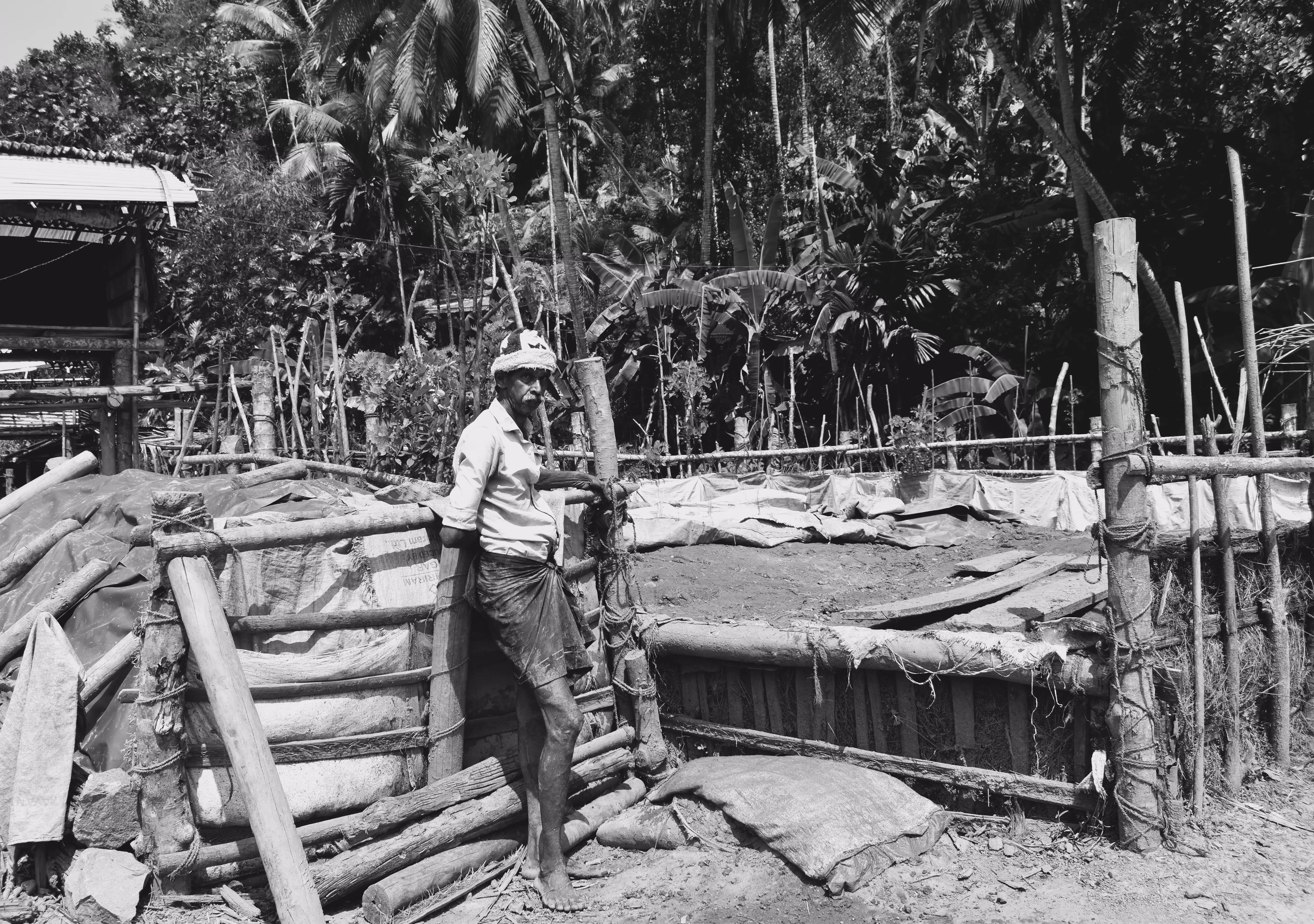 Un minier de pierre précieuse